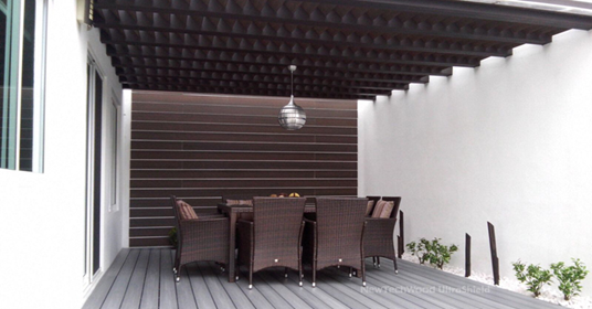 Composite Screening panels for alfresco